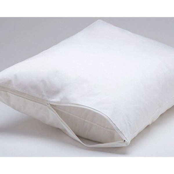 Pelindung Bantal Evolon Ekologis | Sarung dengan Ritsleting | Sarung Tidur Aman dengan Ritsleting, Paket 2, Ukuran Queen